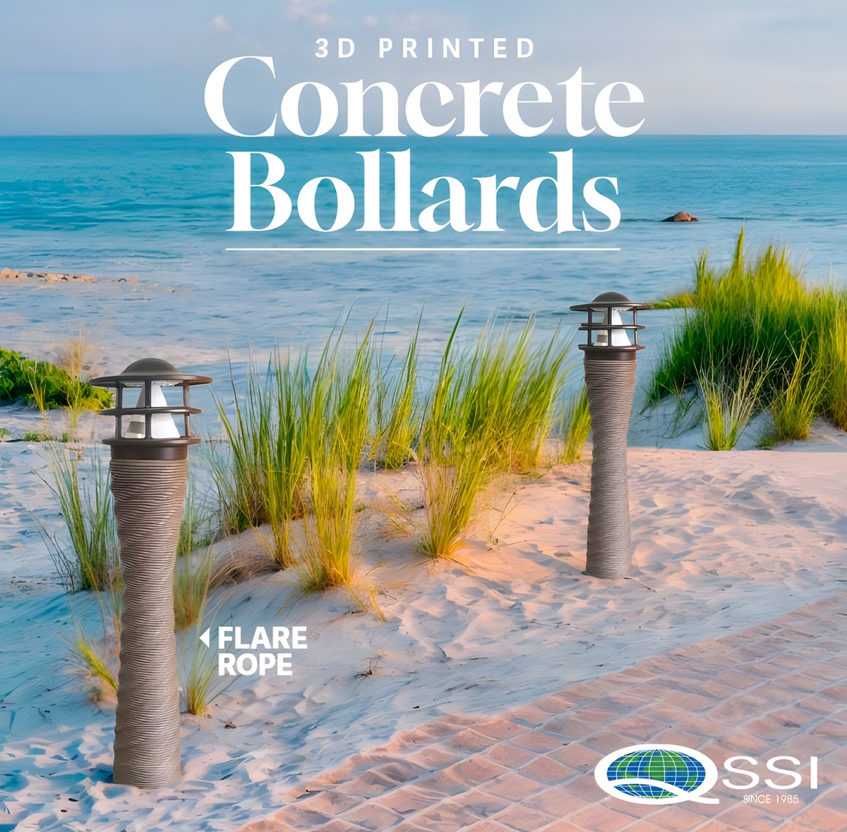 QSSI Introduces Its First-ever 3D-Printed Luminaire—Concrete Bollards