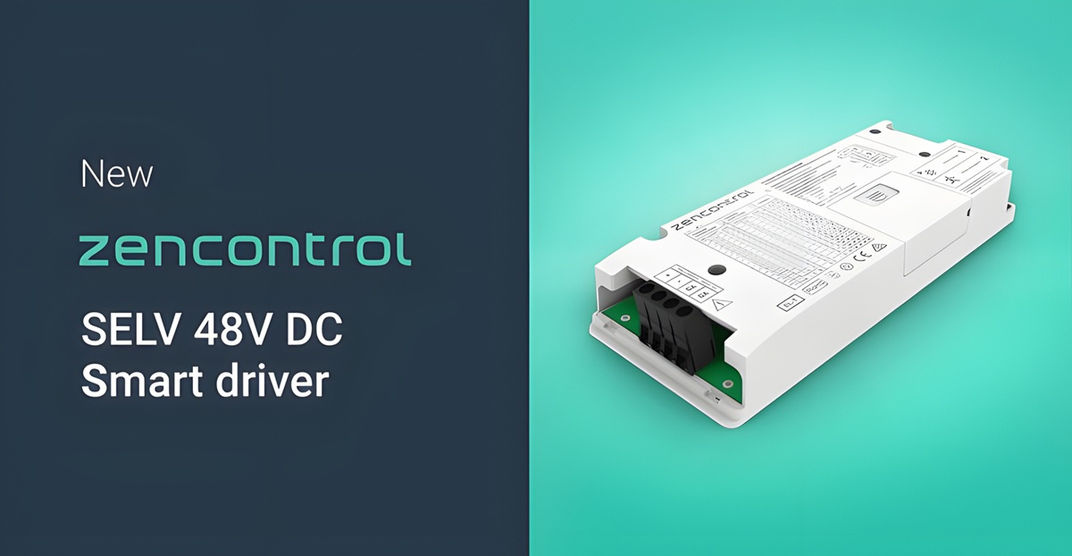 zencontrol Introduces New SELV 48Vdc Smart LED Driver