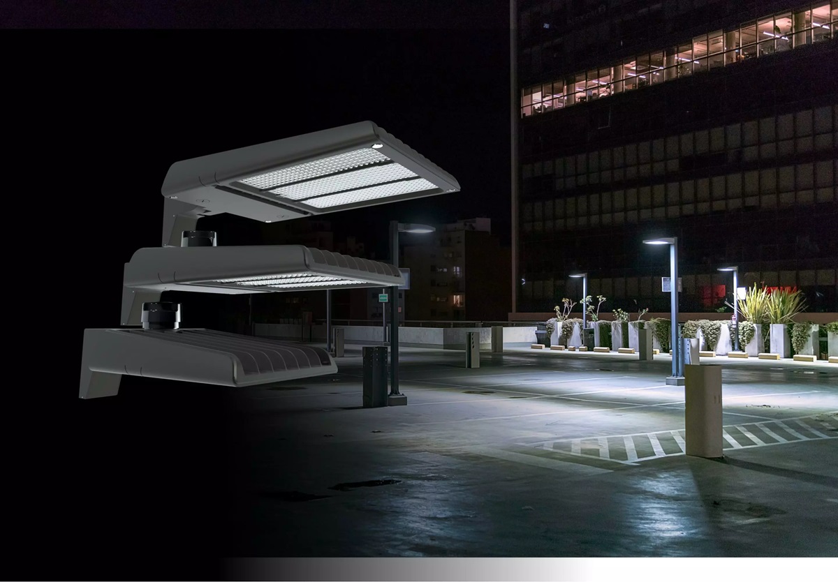 A22 Adjustable Area Lights: RAB’s Sustainable Outdoor Lighting with Selectable CCT and Wattage Options