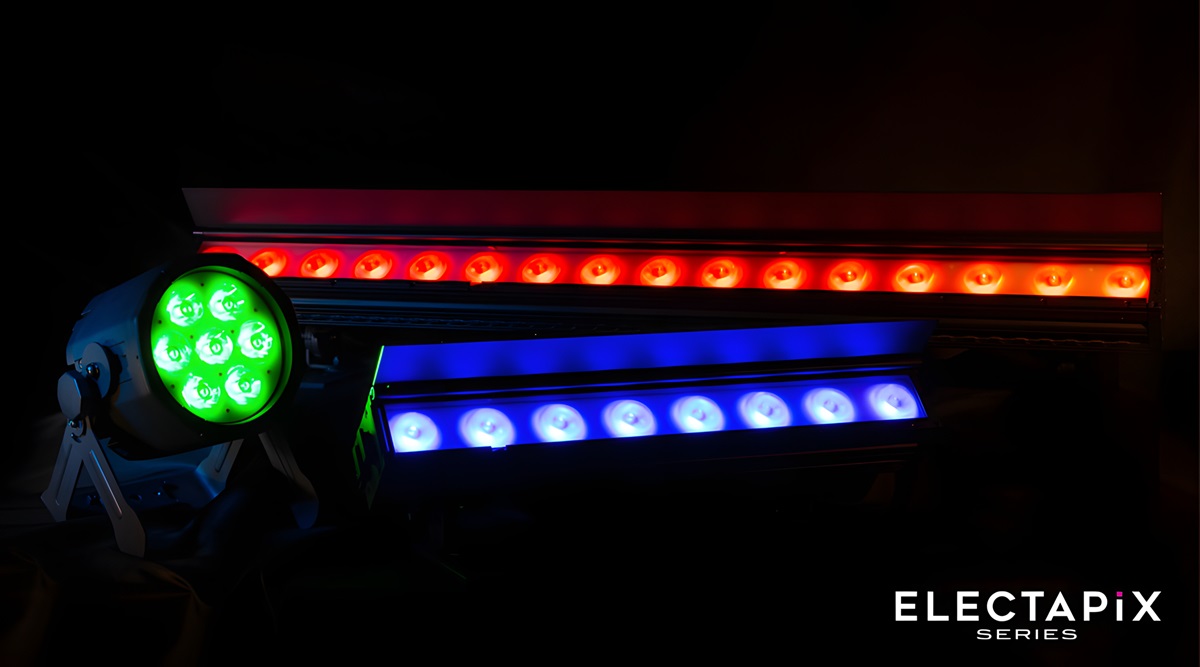 Electrify Your Lightshow with ElectraPix’s Versatile Collection of Rugged IP65-Rated, Battery-Powered Wireless DMX Lighting Fixtures