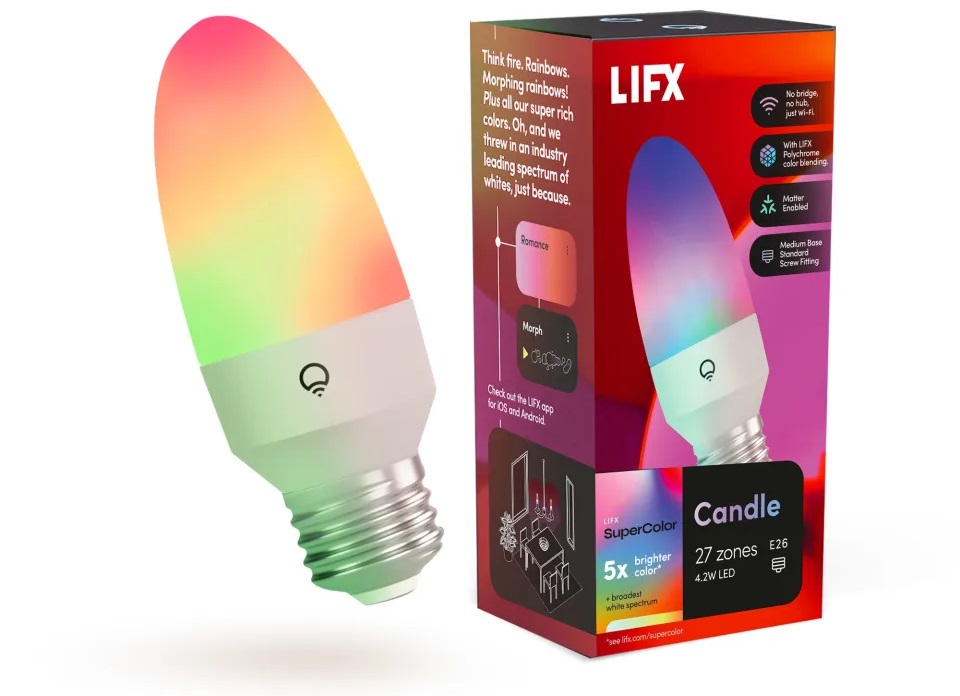 LIFX Polychrome E26 Candle