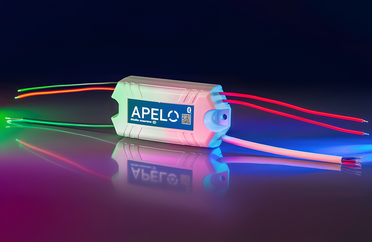 The Apelo Light Controller with Bluetooth Mesh Technology enables a fully customizable lighting experience