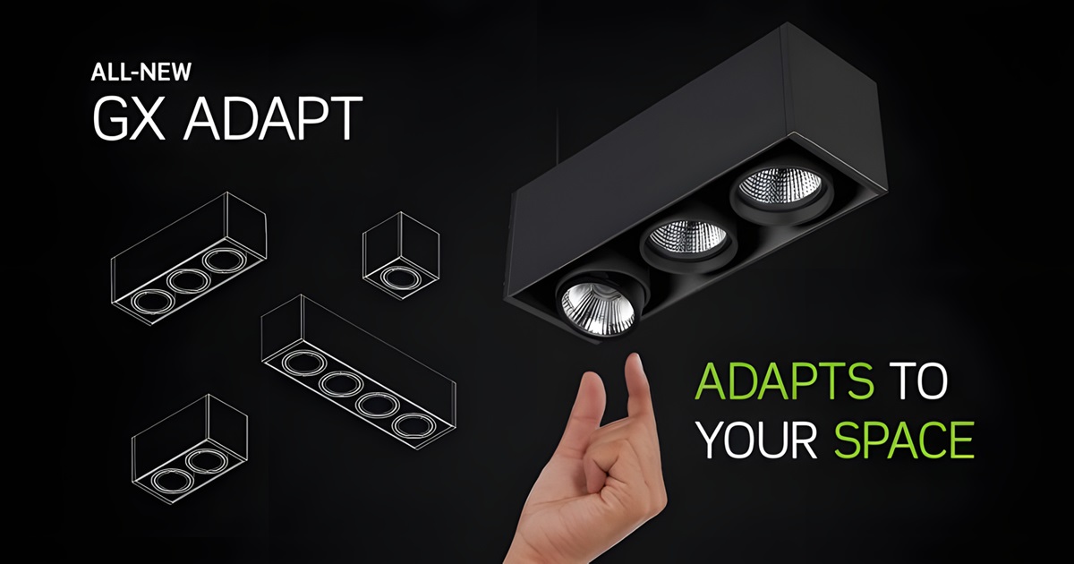 Intense Lighting Introduces GX Adapt Multidirectional LED Downlights