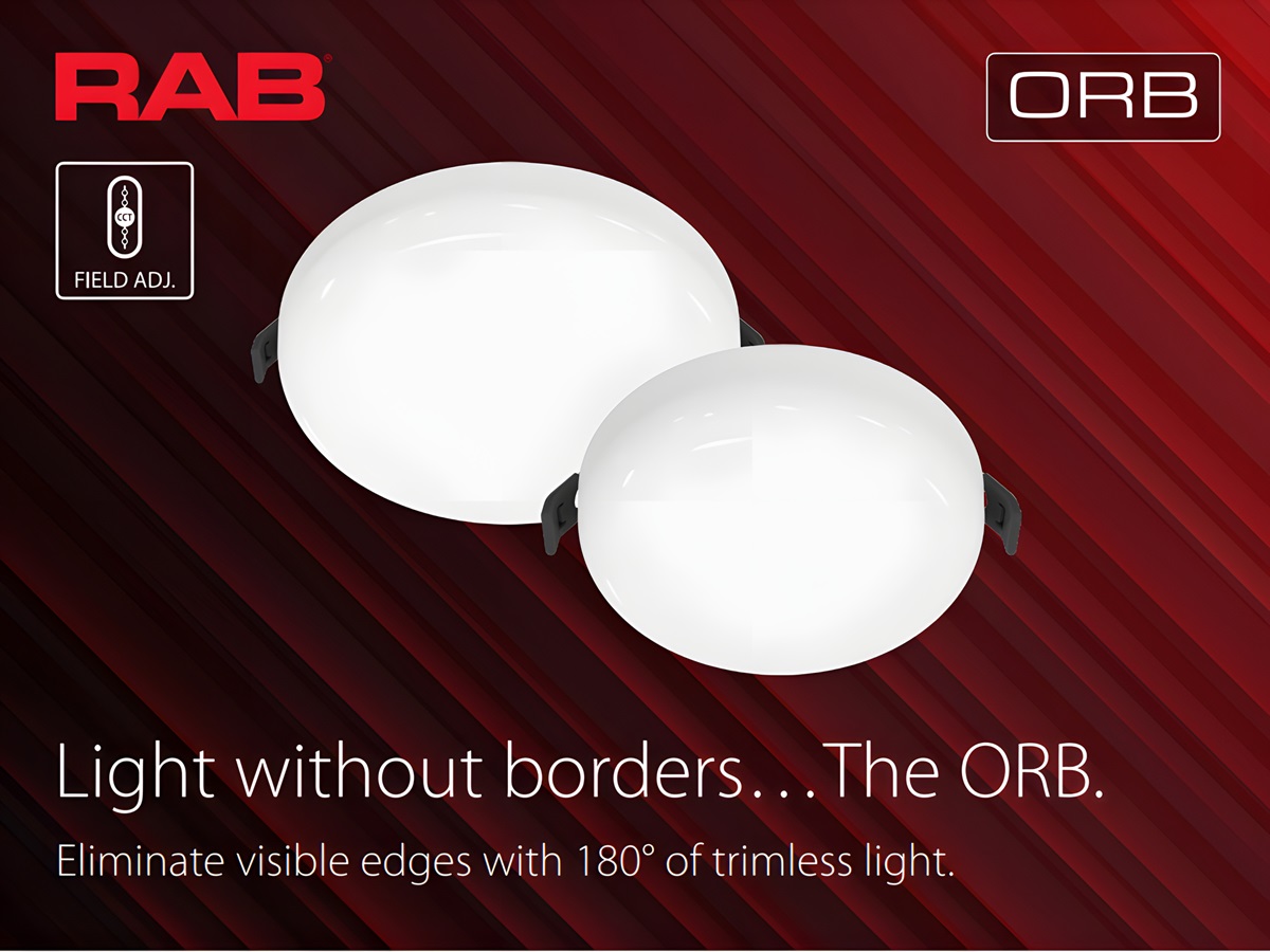 RAB Lighting Introduces ORB Downlights to Deliver Borderless Illumination for Modern Spaces