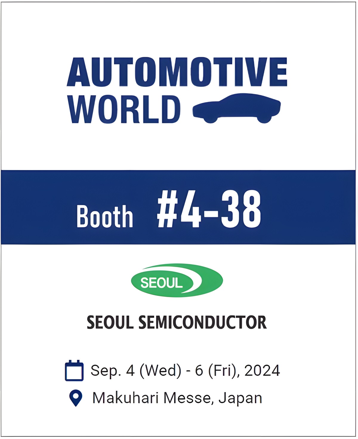 Seoul Semiconductor Will Introduce New Technologies at Automotive World 2024 to Be Held in Tokyo, Japan