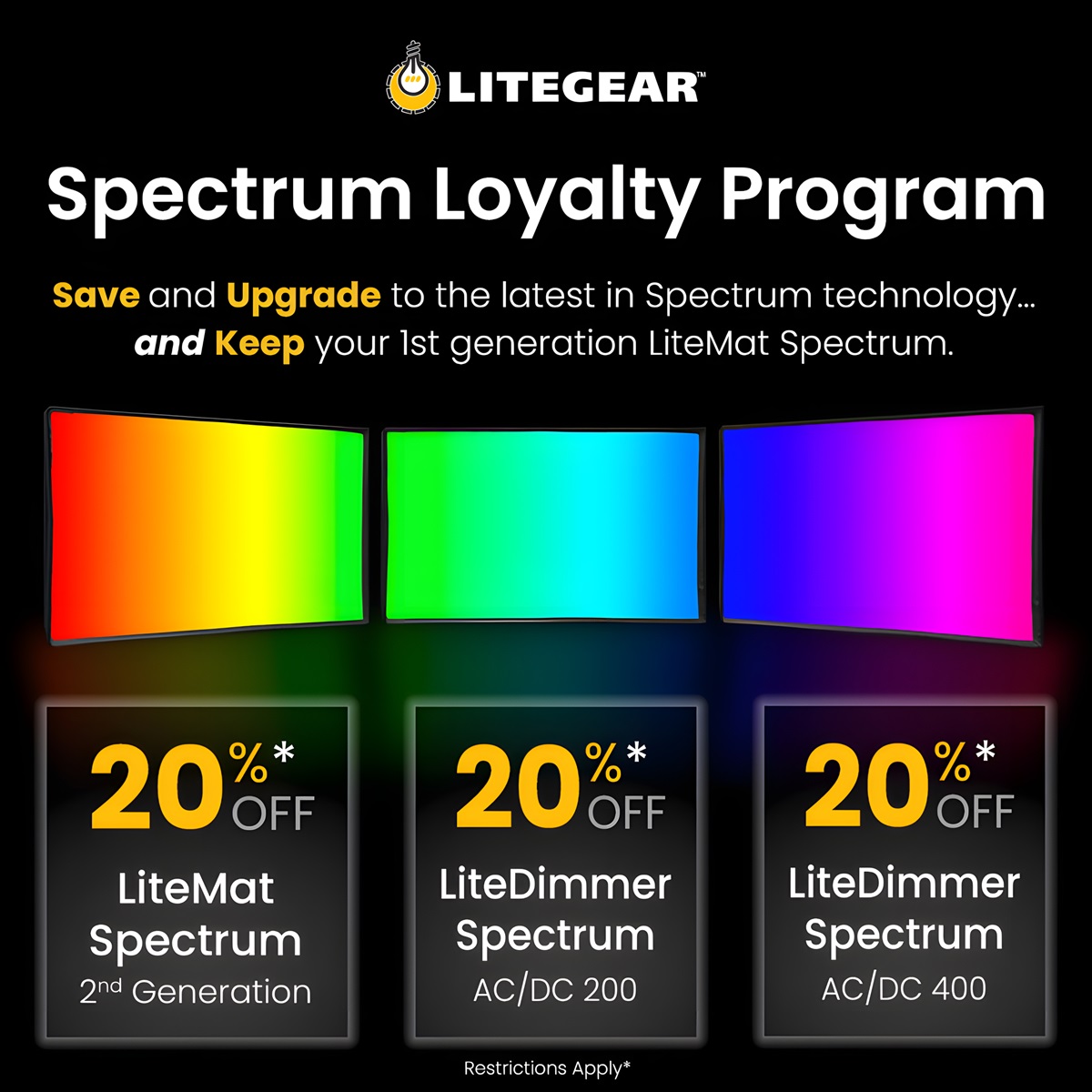 LiteGear Launches Spectrum Loyalty Program to Reward Lighting Professionals and Enhance Customer Experience