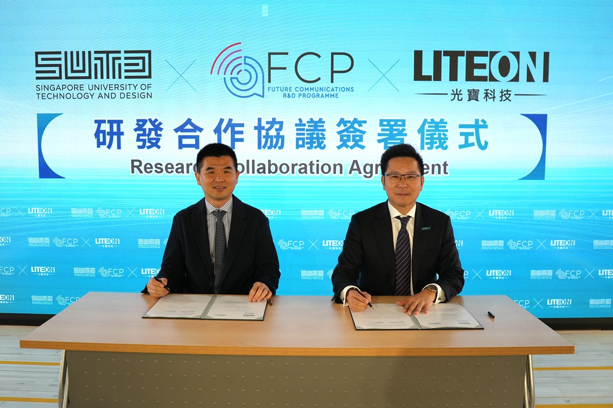 LITEON Signs Research Agreement with SUTD to Advance Energy-Efficient 5G Network Solutions