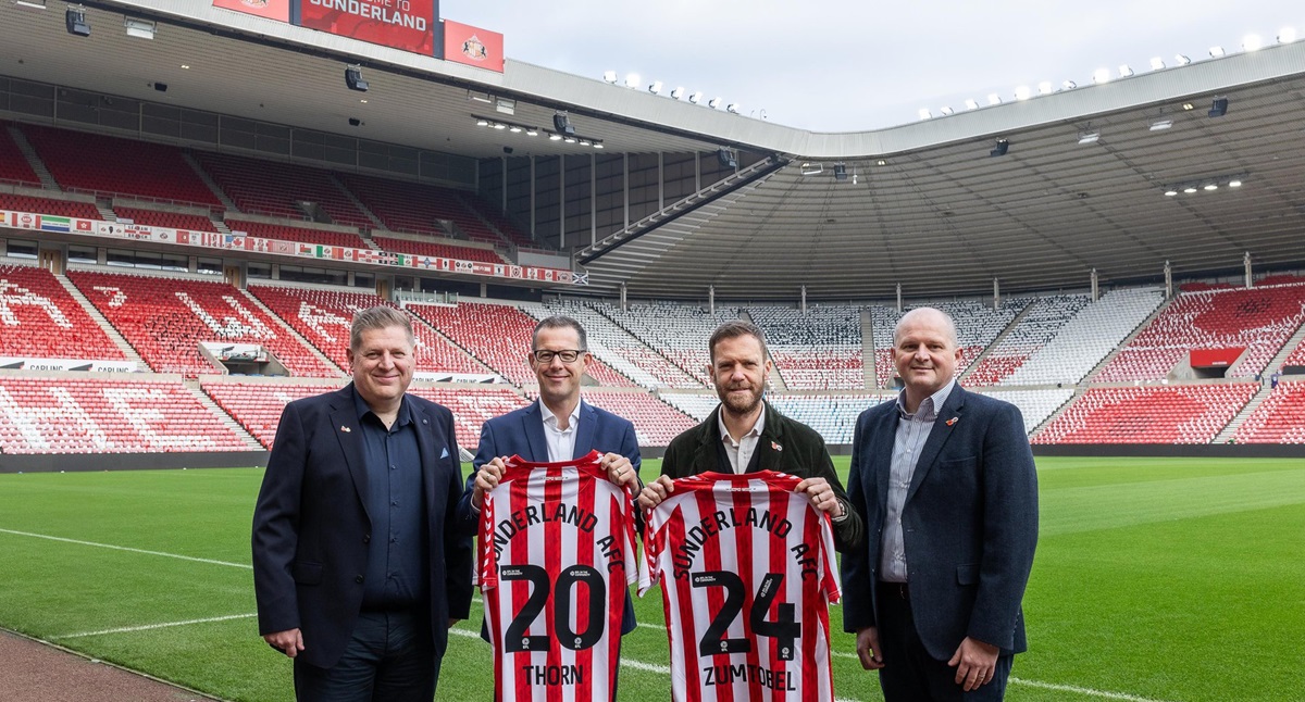 Thorn and Zumtobel Announce Partnership with Sunderland AFC for Lighting Upgrade