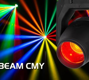 ADJ Vizi Moving Head Beam Light with CMY Color Mixing, Dual Prisms, GOBOs, and Wireless DMX Control